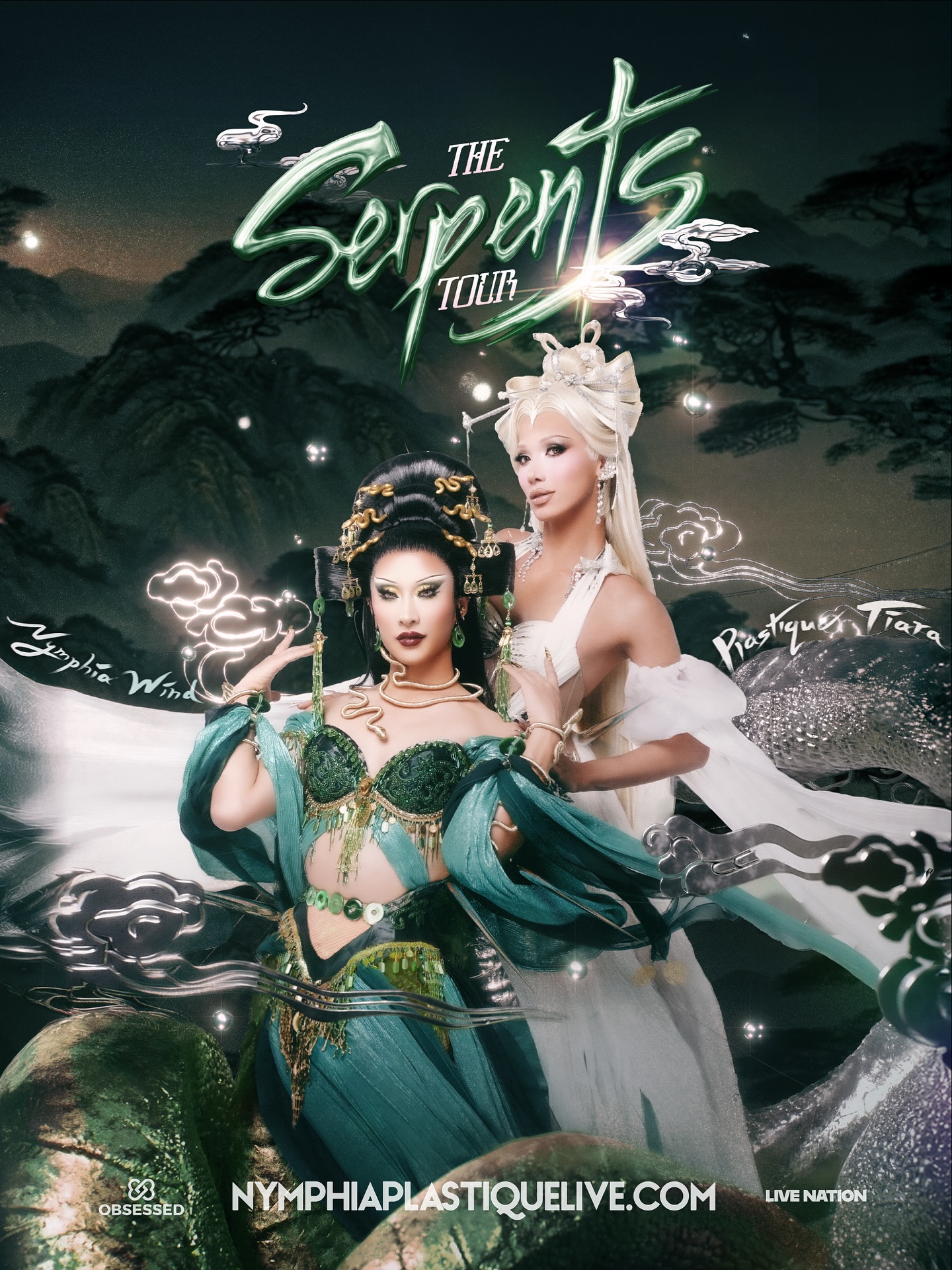 Plastique Tiara The Serpents Tour Poster 2026